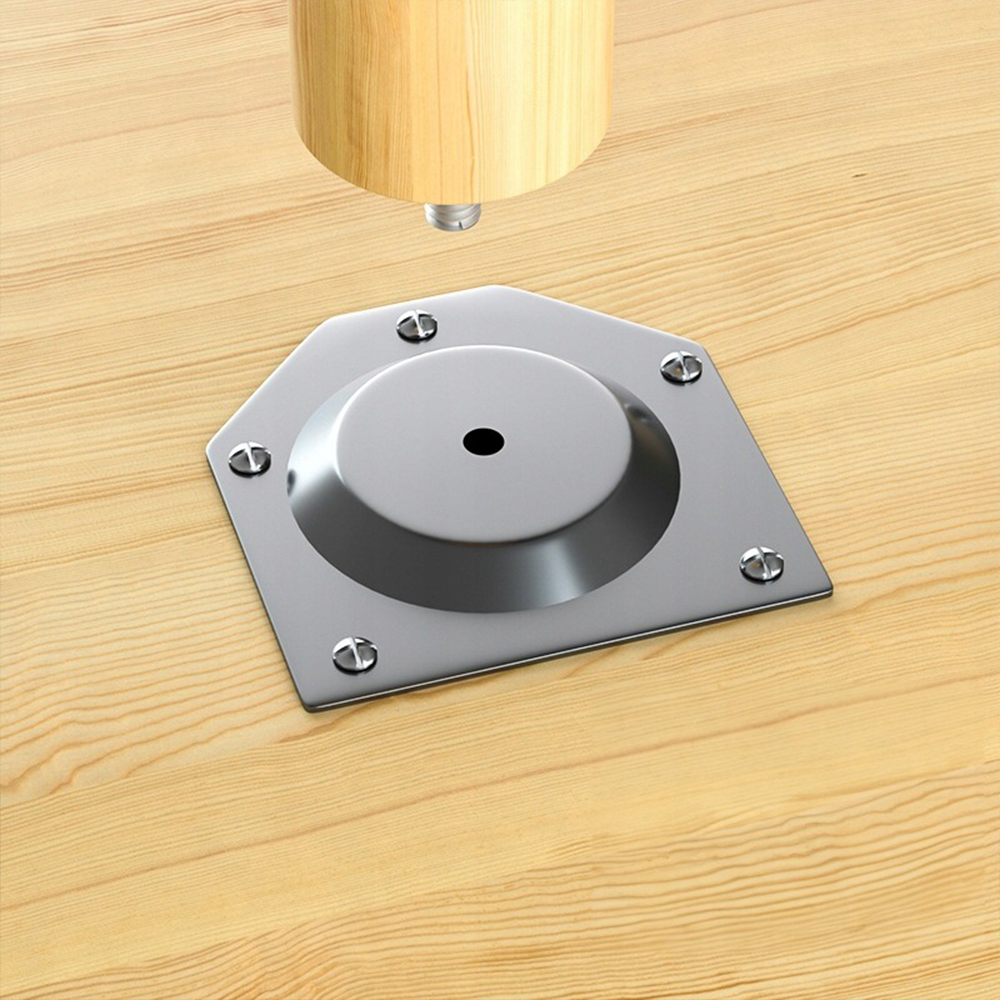 Weißer runder Tisch 60x52 cm – Modernes und kompaktes Design für den Innenbereich