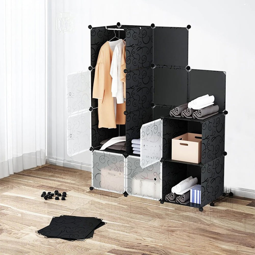 Faltbarer modularer Schrank 146×110×36 cm – Kompakt und strapazierfähig