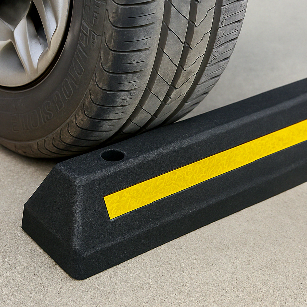 2-teiliges Parkplatzbegrenzungs-Set, 54 cm, mit reflektierendem Band – Zur effizienten Markierung von Parkplätzen