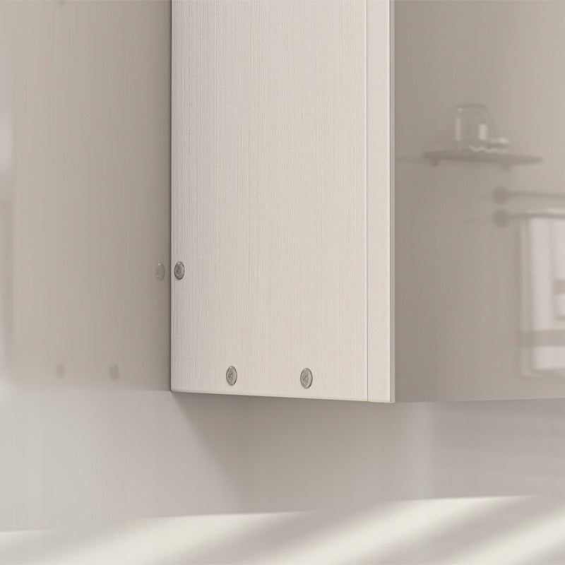 Hängender Badezimmerschrank zur Wandmontage mit dreiteiligem Spiegel im modernen Loft-Stil