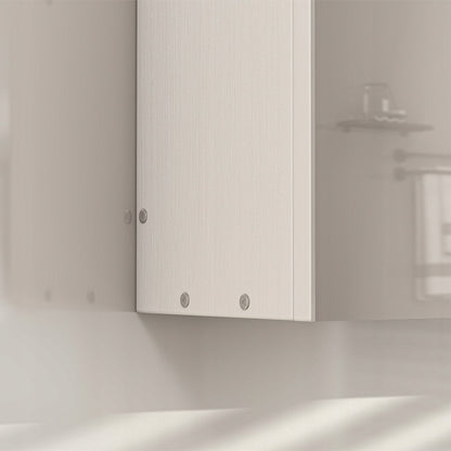 Hängender Badezimmerschrank zur Wandmontage mit dreiteiligem Spiegel im modernen Loft-Stil