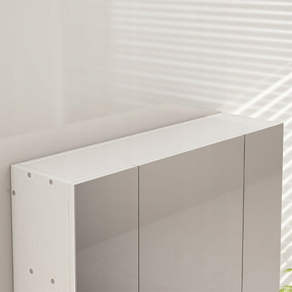 Hängender Badezimmerschrank zur Wandmontage mit dreiteiligem Spiegel im modernen Loft-Stil
